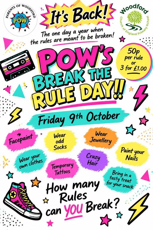 POW Break the Rules Day